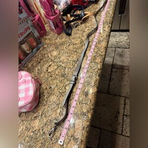 Michael Kors Handbag Replacement Strap Gray Leather Silver Hardware